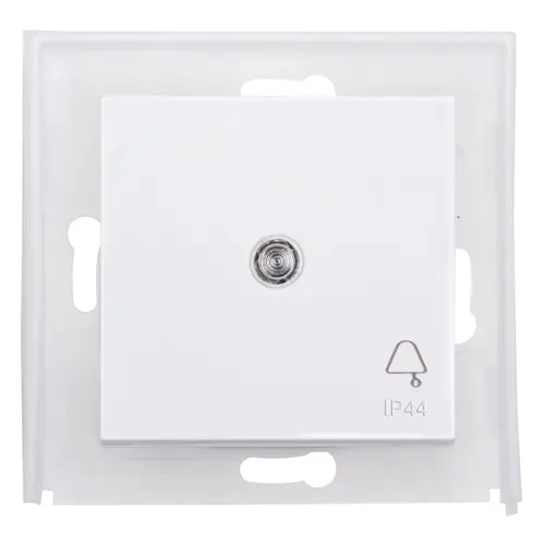 Kopp 493952002 schakelwip controlevenster met bel symbool IP44 HK07 Athenis helder wit glans