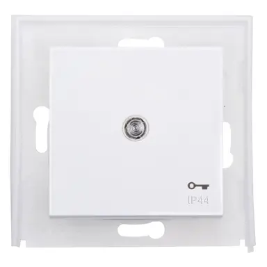 Kopp 493962009 schakelwip controlevenster met sleutel symbool IP44 HK07 Athenis helder wit glans