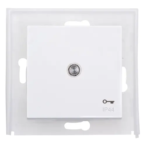 Kopp 493962009 schakelwip controlevenster met sleutel symbool IP44 HK07 Athenis helder wit glans