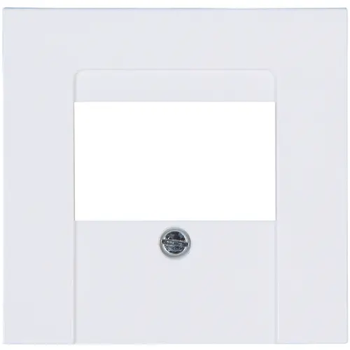 Kopp 373113004 centraalplaat TAE/USB HK07 Athenis arctic wit glans