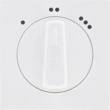 Kopp 375413005 draaiknop driestandenschakelaar HK07 Athenis arctic wit glans