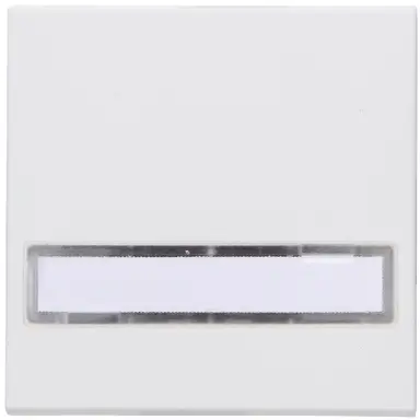 Kopp 492013007 schakelwip met tekstveld HK07 Athenis arctic wit glans