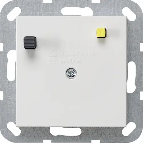 Gira 266427 aardlekschakelaar 30 mA Systeem 55 wit mat