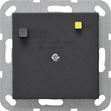 Gira 266428 aardlekschakelaar 30 mA Systeem 55 antraciet mat