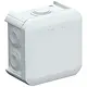 OBO T40 kabeldoos 90 x 90 x 52 mm 7 invoeren IP56 grijs