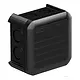 OBO T 40 M20 SW kabeldoos met 7x M20 invoeren 90x90x52mm zwart IP67