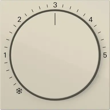 Gira 270601 knop ruimtetemperatuurregelaar Systeem 55 creme glans