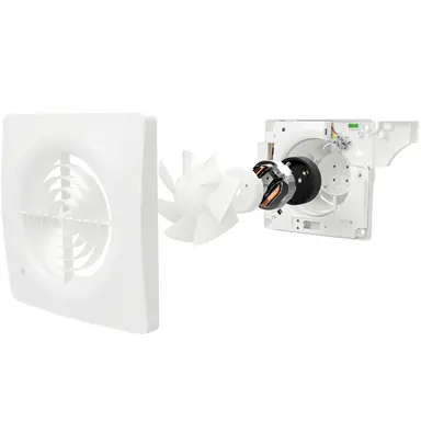 Vent-Axia SUPRA 100 T badkamerventilator 100 mm 97m³/h met timer wit