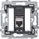 Niko 170-79266 draagring 1x RJ45 STP CAT6 vlakke uitvoering geschikt voor PoE