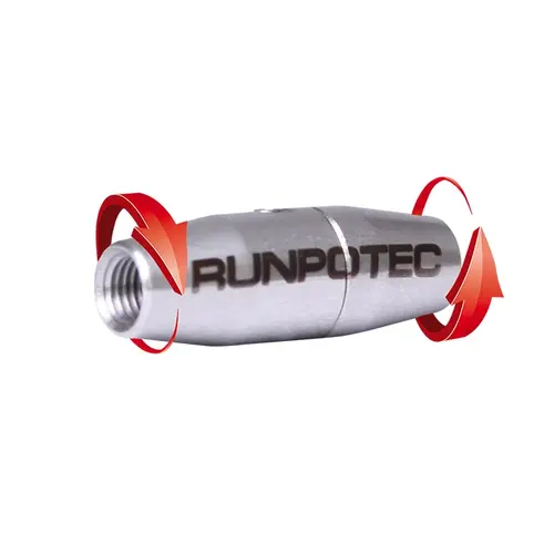 Runpotec 90020251 runpo rvs verbindingstuk draai