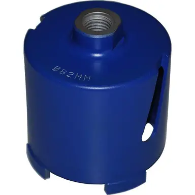 Amwittools 24824701 diamantboor 82mm 4 segment drooggebruik zijsleuf