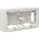 Niko 101-77500 opbouwbak 2-voudig zonder afdekraam Original white