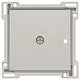 Niko 102-77001 afwerkingsset voor 1-kanaals inbouw RF-ontvanger light grey