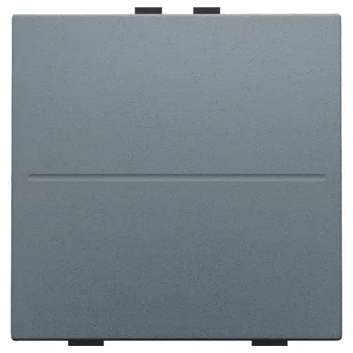 Niko 220-00001 enkelvoudige toets voor draadloze schakelaar met twee toetsen blue grey coated