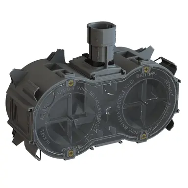 Attema AT1144.01 inbouwdoos dubbel 16/19/20 mm invoer 50 mm diep UD50