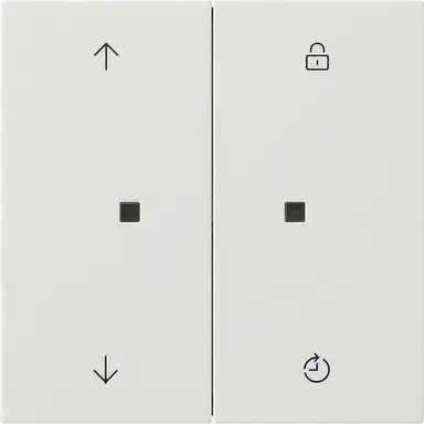 Gira 5492112 eNet RF bedieningselement Memory met pijlsymbolen F100 wit glans