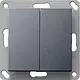 Gira 517828 RF wandzender 2-voudig voor KNX Systeem 55 antraciet mat