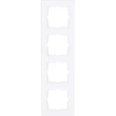 Kopp 402813008 afdekraam 4-voudig HK07 arctic wit glans