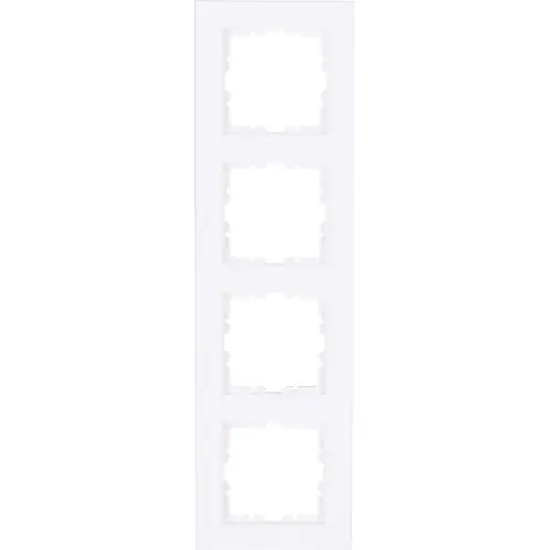 Kopp 402813008 afdekraam 4-voudig HK07 arctic wit glans
