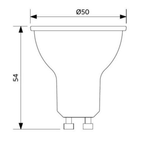 Opple 140060952 GU10 LED-lamp 3.5W dimbaar 4000K neutraal wit 36 gr.