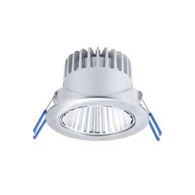 Opple 140061279 inbouwspot kantelbaar LED 8W dimbaar 3000K IP44 geborsteld alu HQ2