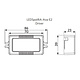 Opple 541003207500 LED-inbouwspot 7W 520lm 2700K IP44 dimbaar wit