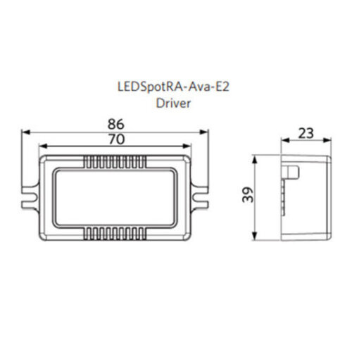 Opple 541003207700 LED-inbouwspot 7W 520lm 2700K IP44 dimbaar aluminium