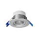 Opple 541003410800 LED inbouwspot Chiara 6W kantelbaar 2700K IP44 mat aluminium