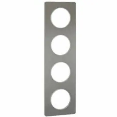 Schneider S520808J afdekraam 4v odt geborst alu