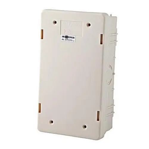 Power 2070 010 lasdoos universeel 16/19mm incl. blinddeksel 125x74x45mm creme