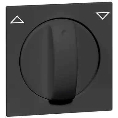 PEHA D 20.610.193 J draaiknop jaloezie Nova zwart mat