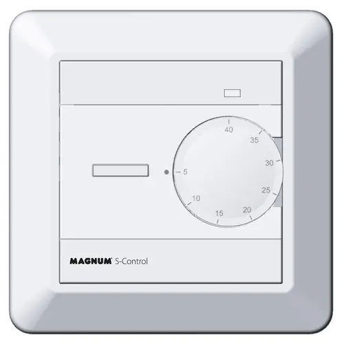 Magnum S CONTROL 827000 827000 simpele aan/uit thermostaat met temperatuurregeling + vloersensor