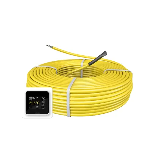 MAGNUM 101005 elektrische vloerverwarmingskabelset 1000W met WiFi-thermostaat wit