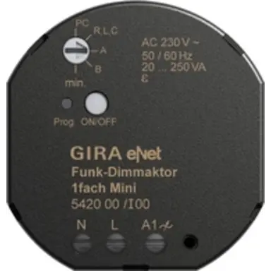 Gira 542000 mini dimactor 1-voudig eNet