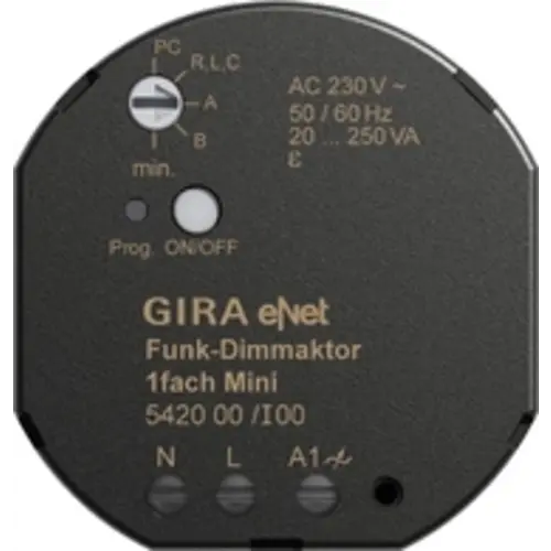 Gira 542000 mini dimactor 1-voudig eNet