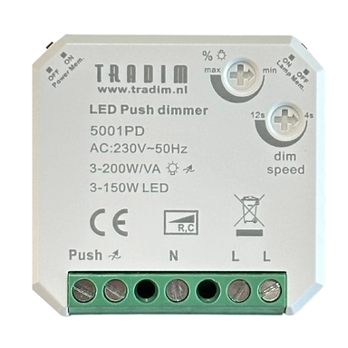 Tradim 5001PD mini dimmermodule 3 - 200W