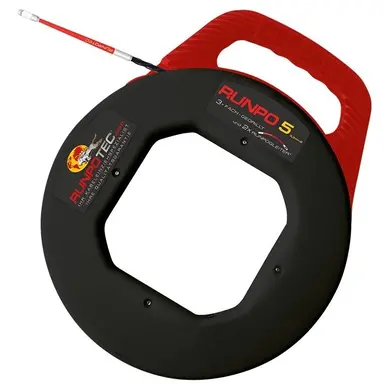 Runpotec 90010014 trekveer haspel kunststof 30m