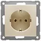 PEHA 11.6511.03 wandcontactdoos randaarde steekklem Badora creme OP=OP