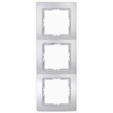 Kopp 308620009 afdekraam 3-voudig HK05 Paris zilver OP=OP