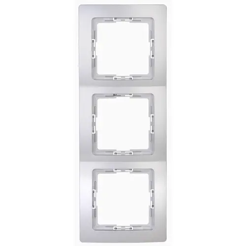 Kopp 308620009 afdekraam 3-voudig HK05 Paris zilver OP=OP