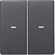 Berker 80960326 wip 2-voudig voor drukknopmodule Q-serie antraciet