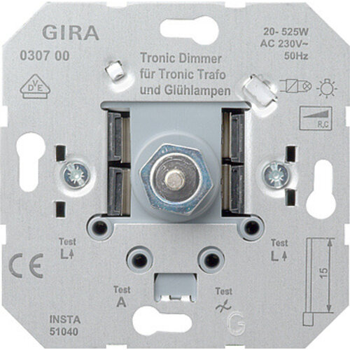 Gira 030700 draaidimmer 20-525 Watt OP=OP