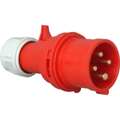 Kopp 174500001 CEE-contactstop 4-polig 16A 400V rood 6h IP44