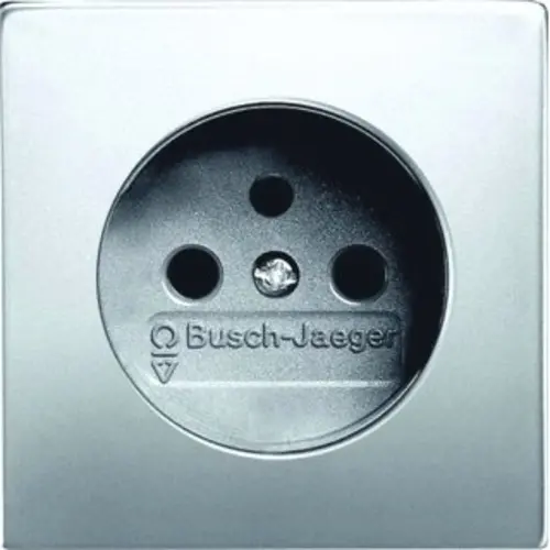 Busch-Jaeger 2399 UCKS-866 centraalplaat voor wandcontactdoos met penaarde Pure Stainless Steel