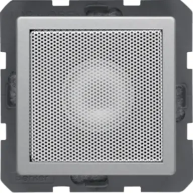 Berker 28826084 luidspreker Q1/Q3/Q7 aluminium