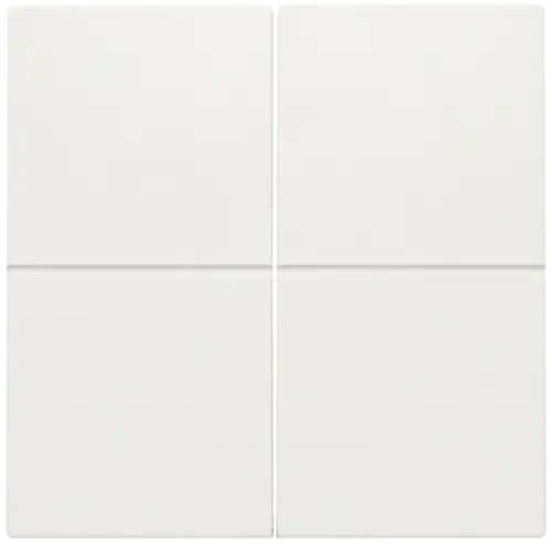 Niko 101-00060 tweevoudige toets voor draadloze wandzender white