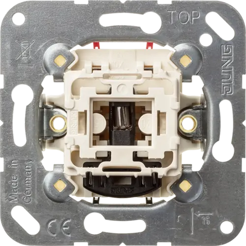 JUNG 502 KOEU 2-polige schakelaar met controleverlichting