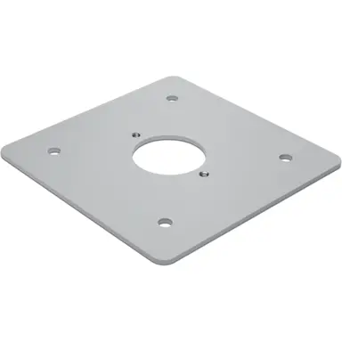 Niko 700-36709 poedergelakte grondplaat voor spuitwaterdichte tuinpaal grijs