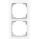 Busch-Jaeger 1722-44G afdekraam 2-voudig Art Linear studiowit glans