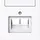 Busch-Jaeger 1803-02-44G centraalplaat RJ45 wandcontactdoos 2-voudig Art Linear studiowit glans